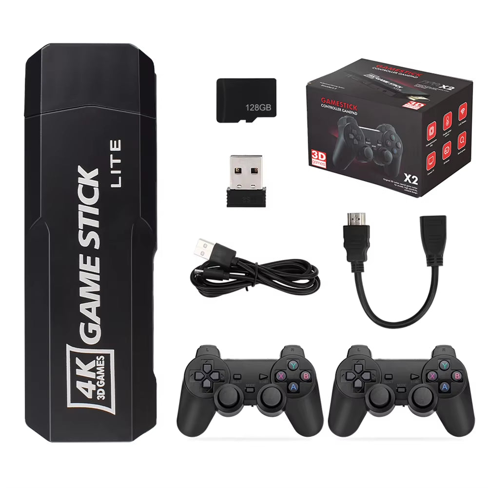 M8/GD10/D90 Video Game Console with Wireless Controllers 4K HD TV Retro Game Console 50 Emulators 40000+ Games for PS1/N64