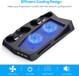 Vertical Stand with Cooling Fan for Play Station 5 and Ps 5 Digital Ed
