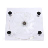18.8X18.8Cm Laptop Cooling Pad, White Portable USB Powered Fan Cooling , Keep Laptop Cooling, Gift for Friends