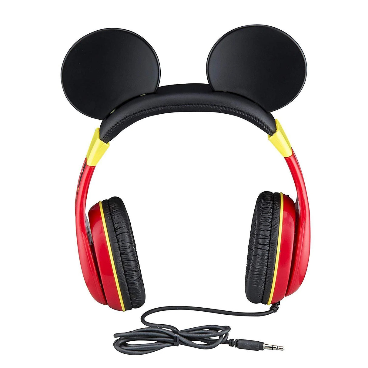 Mickey Mouse Kids Headphones for Kids Adjustable Stereo Tangle-Free 3.5Mm Jack Wired Cord on Ear Headset for Children Parental Volume Control Safe Perfect for School Home and Travel