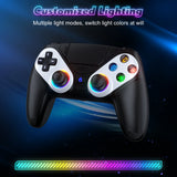 Controller Compatible for Ps5/Pc Console Gaming with with Turbo Dual Sense Vibrate Programming Function Bluetooth Gamepad