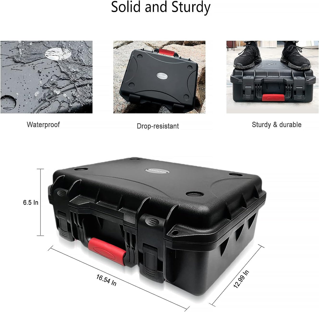 Waterproof DJI FPV Drone Case, DJI FPV Hard Case Compact Carrying Case, FPV Drone Kit, DJI FPV Accessories[Case ONLY]