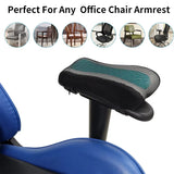 2Pcs Ergonomic Memory Foam Armrest Pads Office Chair Arm Rest Cover Pillow Elbow Support Cushion for Computer,Gaming,Desk Chairs