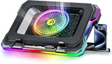 Chillcore RGB Gaming Laptop Cooling Pad with 5.5" Turbo Fan, Rapid Cooling for 1