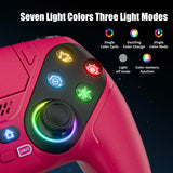 Wireless Gaming Controller Compatible for Ps5/Ps5 Pro/Pc with Hall Joystick Dual Vibration Bluetooth Gamepad Turbo Programming