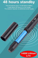 3 in 1 Wireless Interview Microphone Handheld Microphone for Smartphone and Camera Microfono Microfone