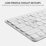 E9310M Wireless Keyboard, Multi-Device Bluetooth Keyboard with Number Pad, Low-Profile, Quiet Typing, 99-Key, Battery Powered, Support 4 Devices, Compatible W/ Windows, Linux, Chrome, Mac, Ipad