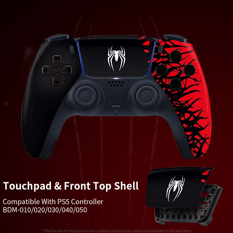 Limited Spider for PS5 Controller Shell Touchpad Gamepad Cover Replacement Front Back Plates Handle Case for BDM-010/020/030