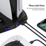 Vertical Stand with Cooling Fan for Play Station 5 and Ps 5 Digital Ed