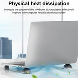 Portable Laptop Stand Cooling Pad Compact Design Easy to Carry Adjustable Notebook Non-Slip Bracket Ventilated Holder