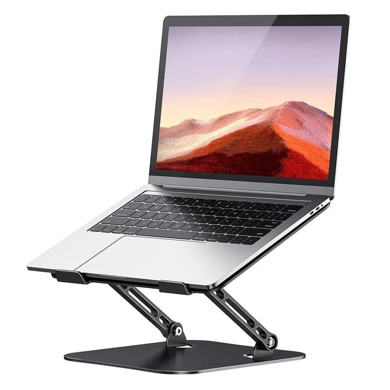 Laptop Stand for Desk, Aluminum Adjustable Stand of Laptop for Mac / HP / Dell